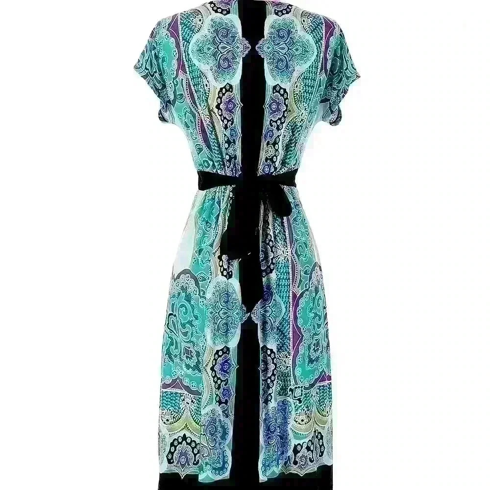 NY Collection Petite Women’s Bright Bold Sundress PS - Picture 2 of 10